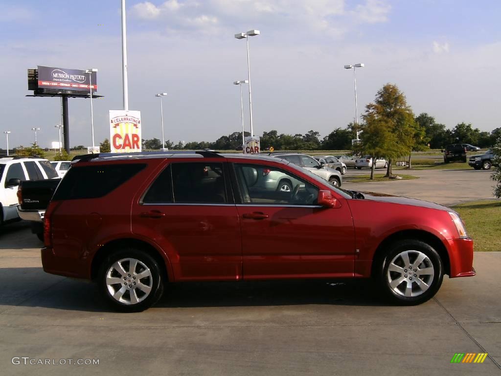 2008 SRX V6 - Crystal Red / Cashmere/Cocoa photo #4