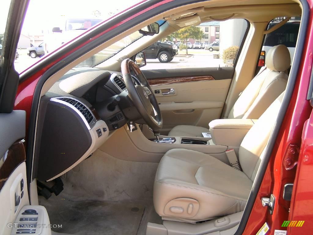 2008 SRX V6 - Crystal Red / Cashmere/Cocoa photo #9