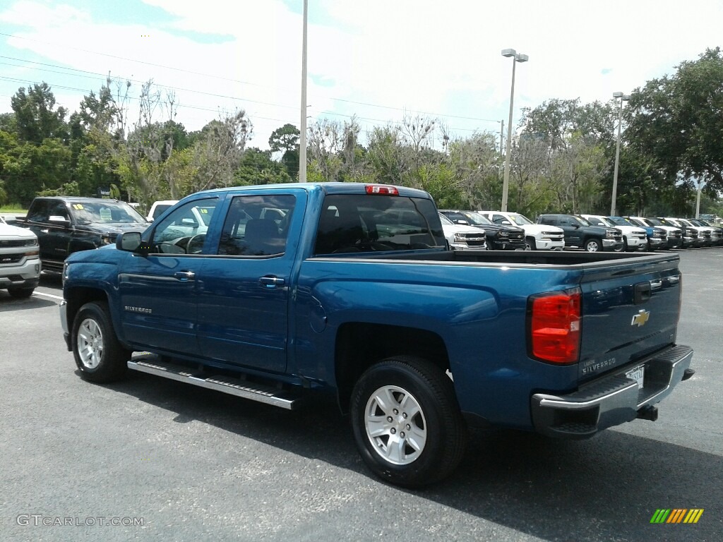 2018 Silverado 1500 LT Crew Cab - Deep Ocean Blue Metallic / Dark Ash/Jet Black photo #3