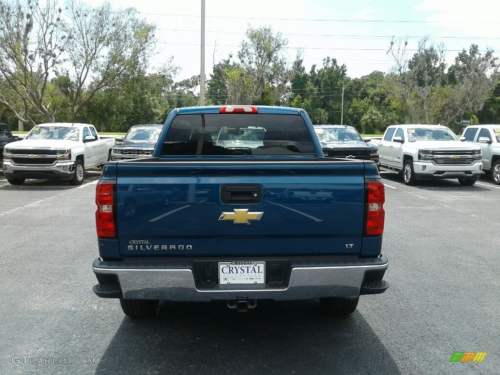 2018 Silverado 1500 LT Crew Cab - Deep Ocean Blue Metallic / Dark Ash/Jet Black photo #4