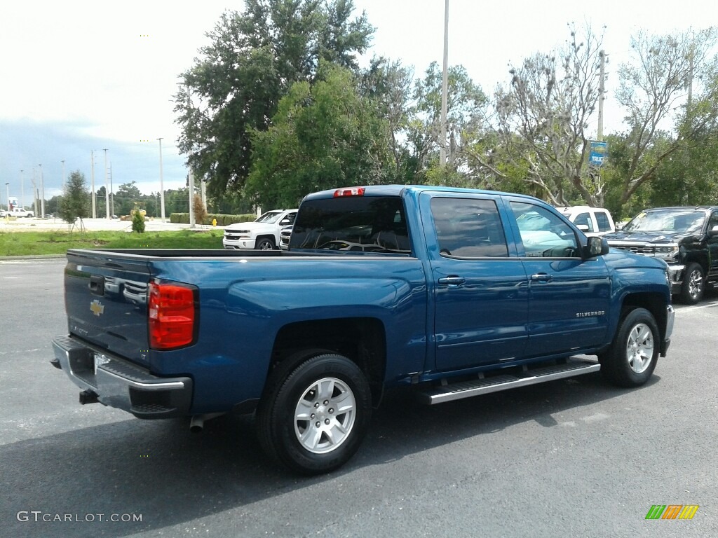 2018 Silverado 1500 LT Crew Cab - Deep Ocean Blue Metallic / Dark Ash/Jet Black photo #5