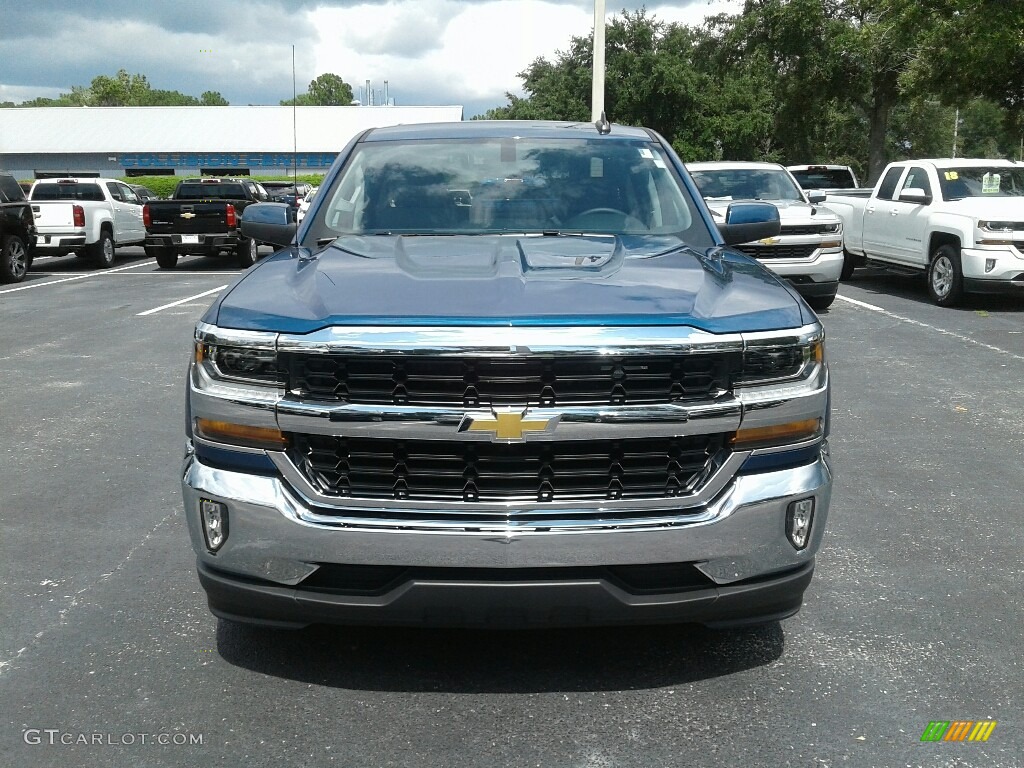 2018 Silverado 1500 LT Crew Cab - Deep Ocean Blue Metallic / Dark Ash/Jet Black photo #8