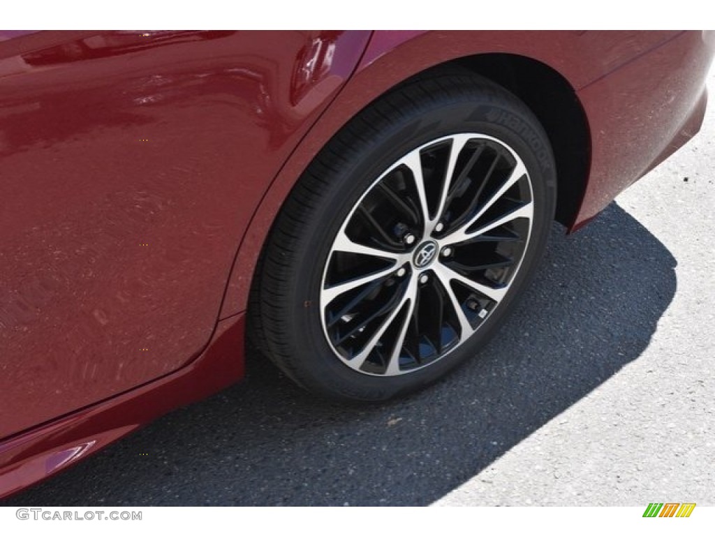 2018 Camry SE - Ruby Flare Pearl / Ash photo #33