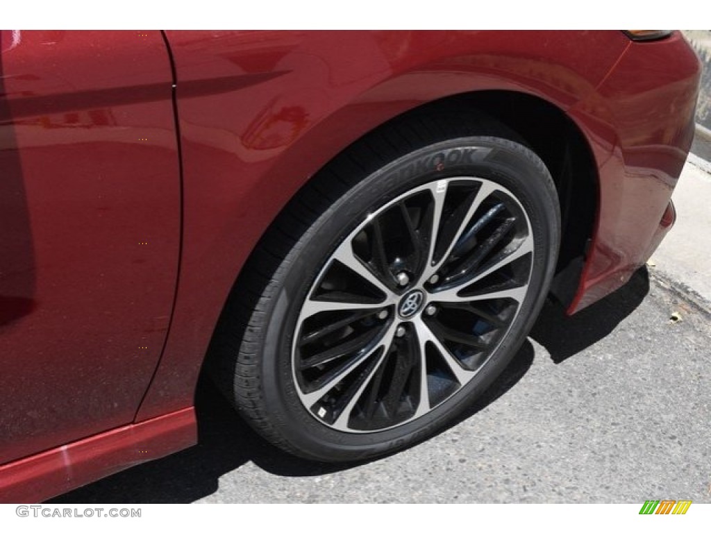 2018 Camry SE - Ruby Flare Pearl / Ash photo #35