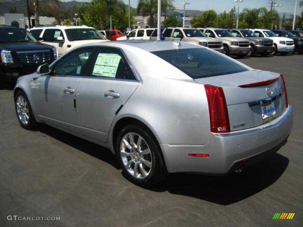 2009 CTS Sedan - Radiant Silver / Ebony photo #2