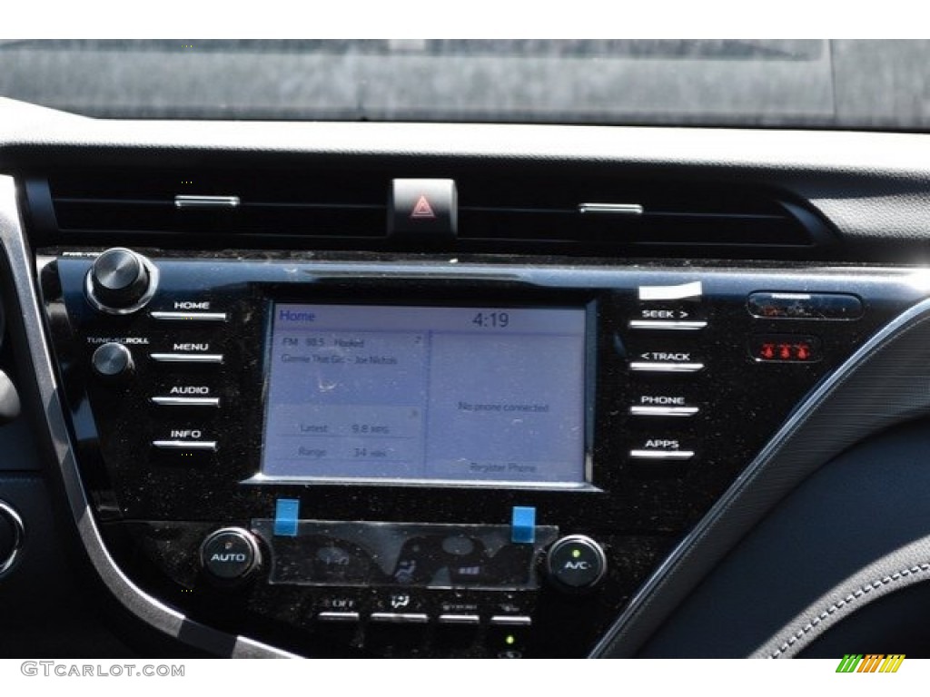 2018 Camry SE - Blue Streak Metallic / Black photo #10