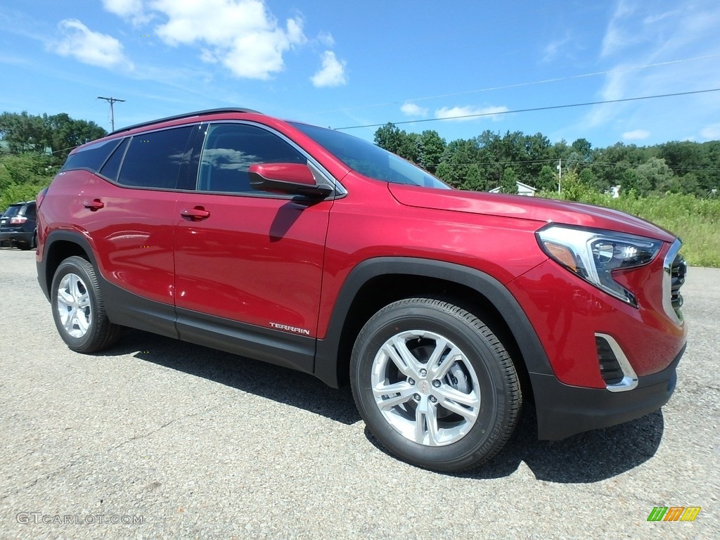 Red Quartz Tintcoat 2019 GMC Terrain SLE AWD Exterior Photo #128162448
