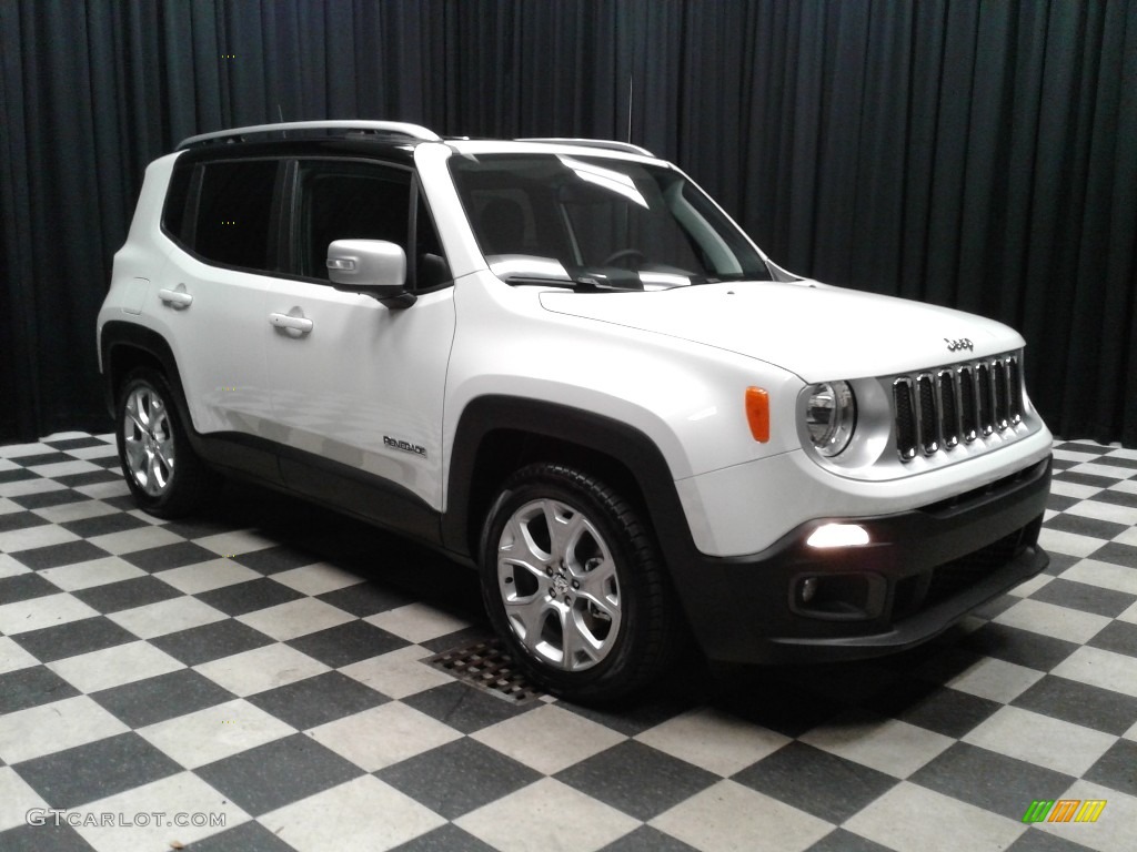 2018 Renegade Limited - Alpine White / Black photo #4