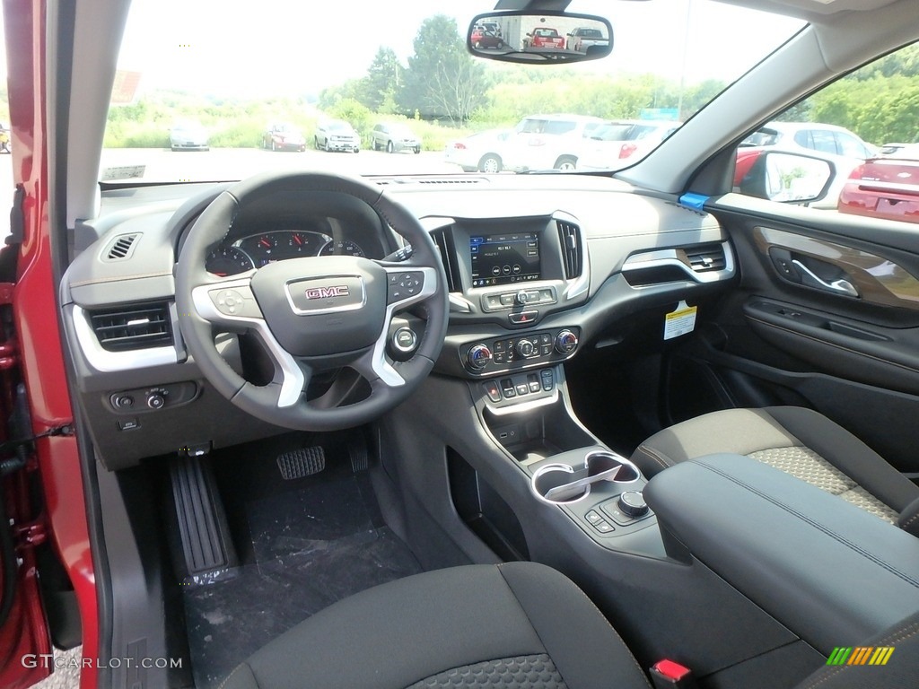Jet Black Interior 2019 GMC Terrain SLE AWD Photo #128162712