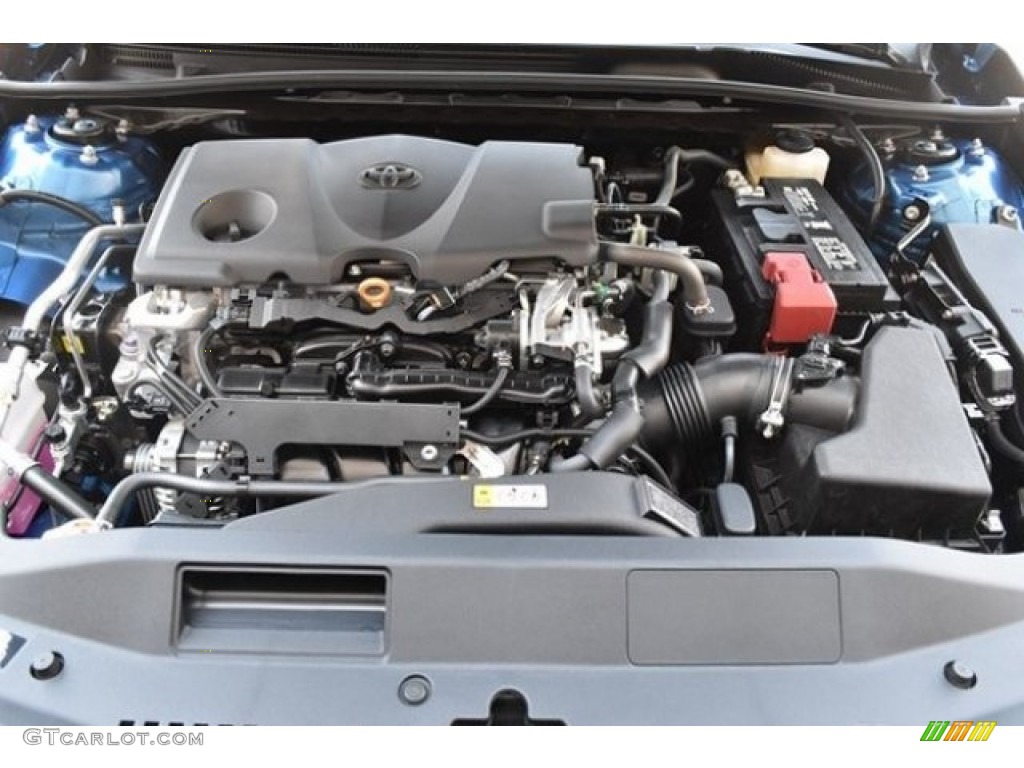 2018 Camry SE - Blue Streak Metallic / Black photo #31