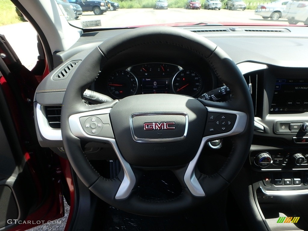 2019 GMC Terrain SLE AWD Jet Black Steering Wheel Photo #128162784