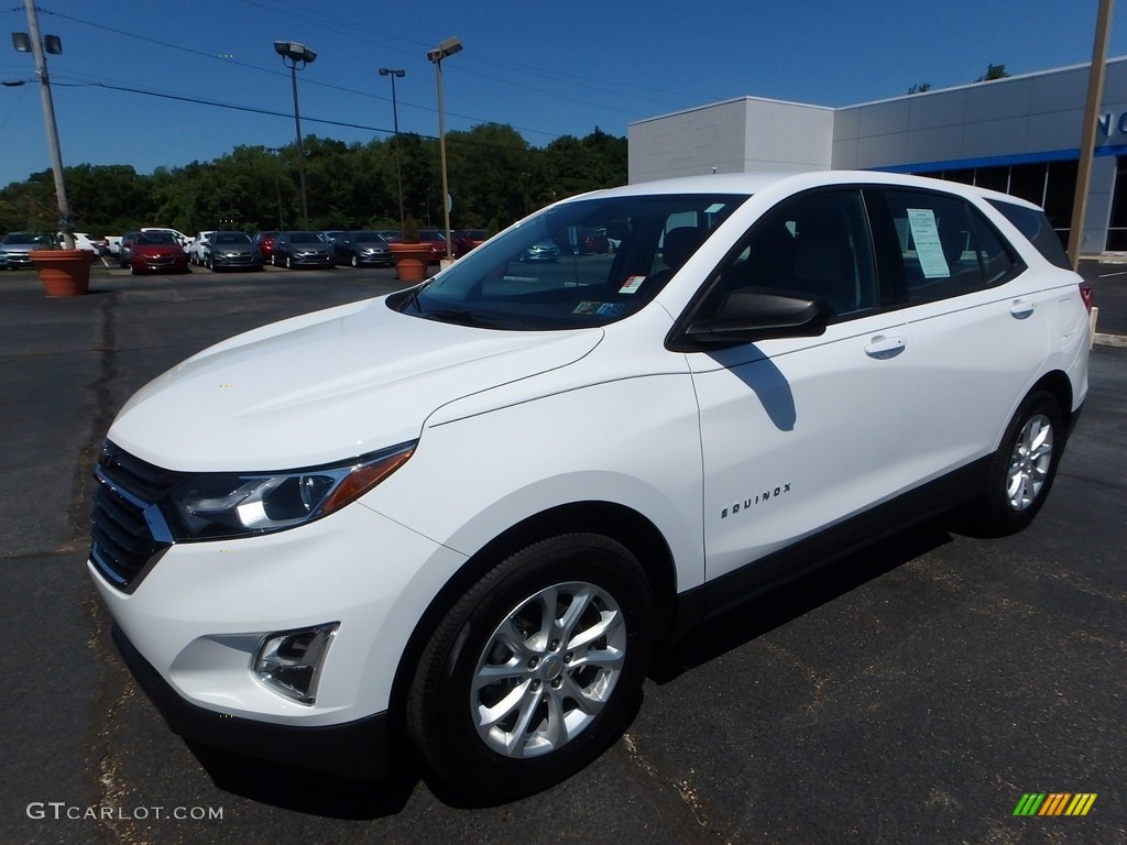 2018 Equinox LS AWD - Summit White / Medium Ash Gray photo #1