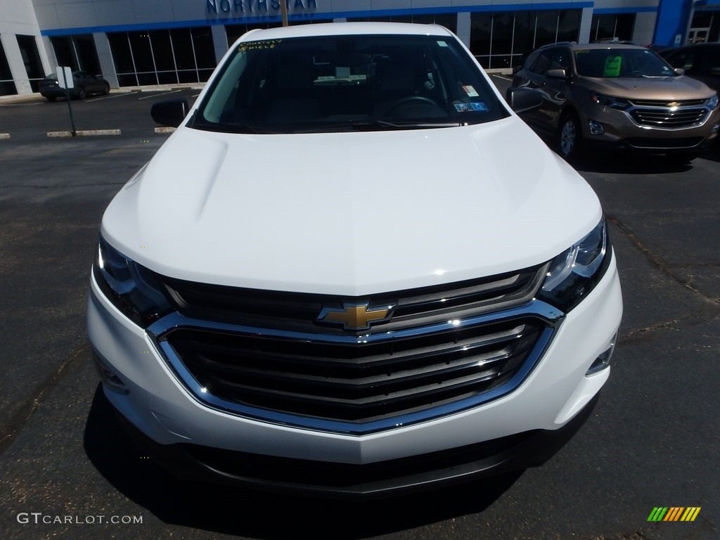 2018 Equinox LS AWD - Summit White / Medium Ash Gray photo #9