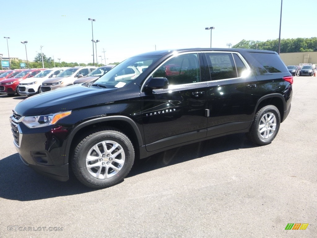 Mosaic Black Metallic 2019 Chevrolet Traverse LS Exterior Photo #128166708