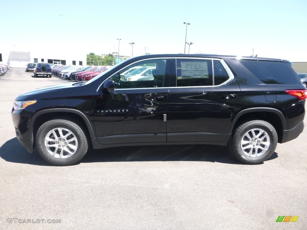 Mosaic Black Metallic 2019 Chevrolet Traverse LS Exterior Photo #128166735