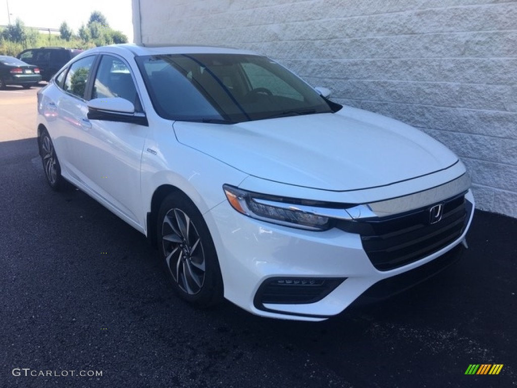 White Orchid Pearl 2019 Honda Insight Touring Exterior Photo #128167440
