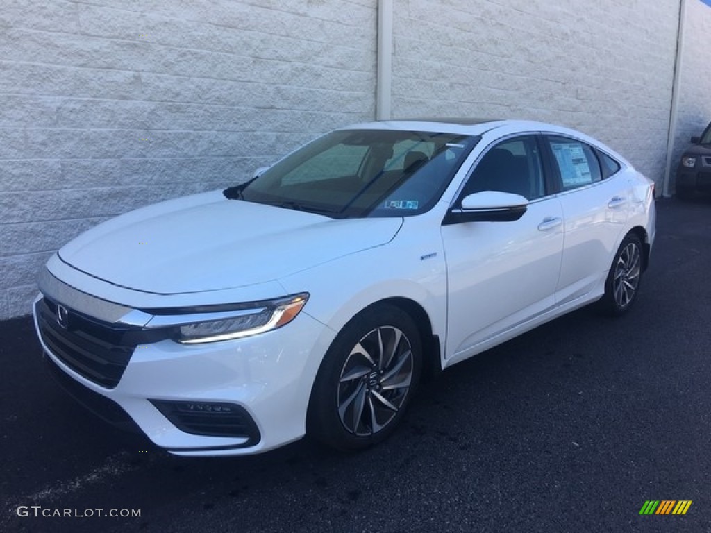 White Orchid Pearl 2019 Honda Insight Touring Exterior Photo #128167572