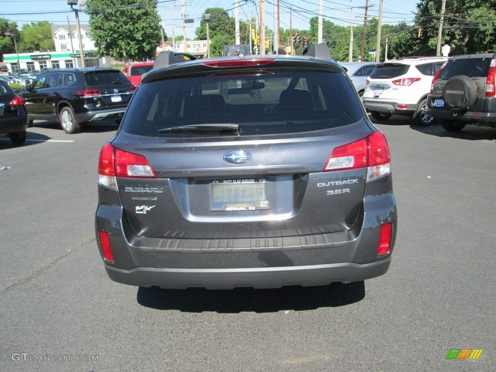 2011 Outback 3.6R Limited Wagon - Graphite Gray Metallic / Off Black photo #7