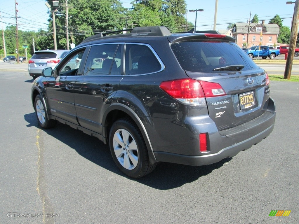 2011 Outback 3.6R Limited Wagon - Graphite Gray Metallic / Off Black photo #8