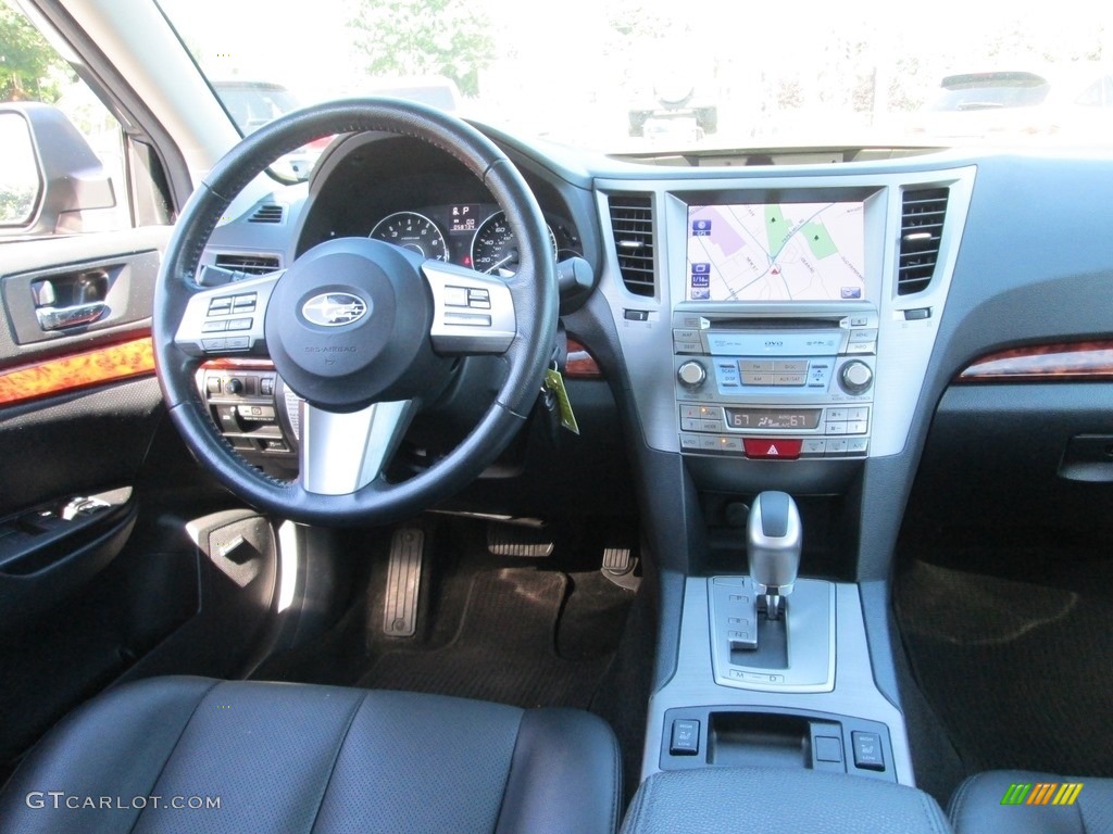 2011 Outback 3.6R Limited Wagon - Graphite Gray Metallic / Off Black photo #10