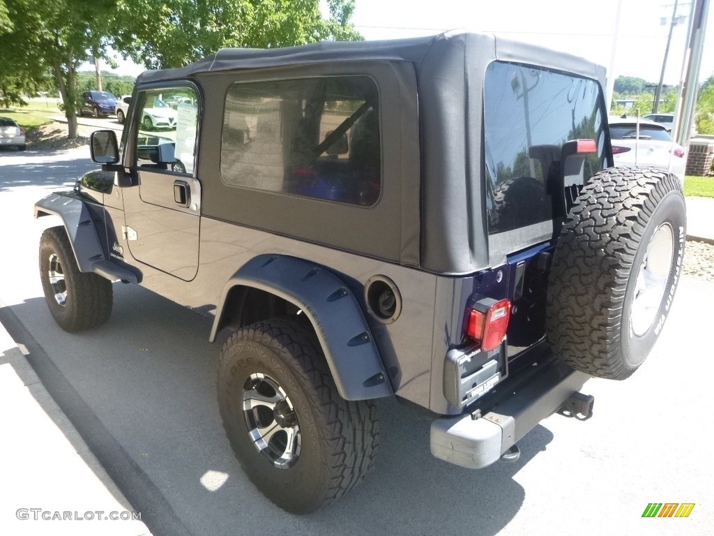 2004 Wrangler Unlimited 4x4 - Patriot Blue Pearl / Dark Slate Gray photo #6