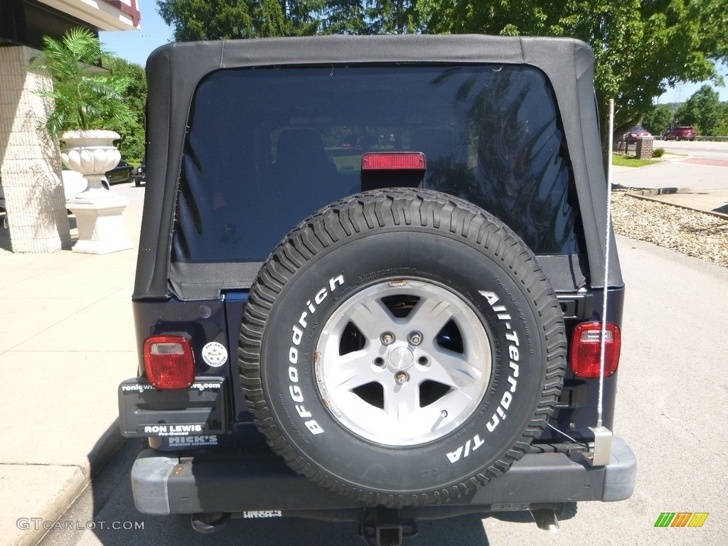 2004 Wrangler Unlimited 4x4 - Patriot Blue Pearl / Dark Slate Gray photo #7