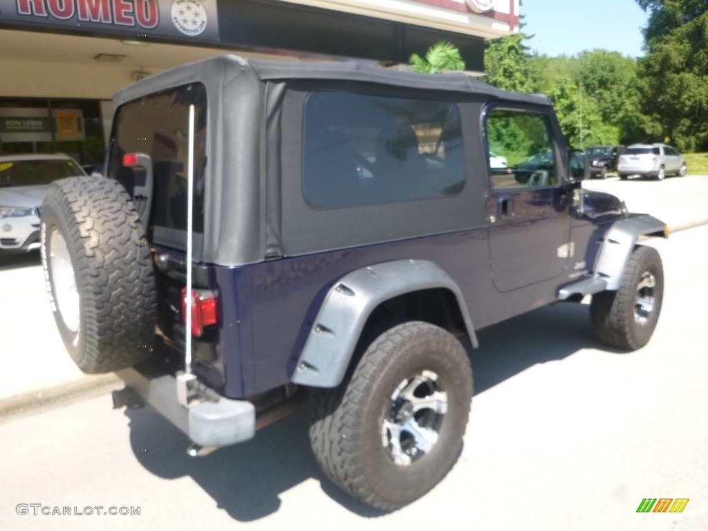 2004 Wrangler Unlimited 4x4 - Patriot Blue Pearl / Dark Slate Gray photo #8