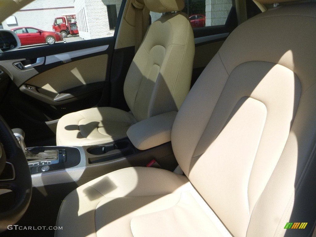 2016 A4 2.0T Premium quattro - Glacier White Metallic / Velvet Beige photo #15