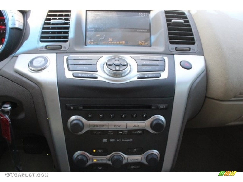 2009 Murano SL - Glacier Pearl / Beige photo #18