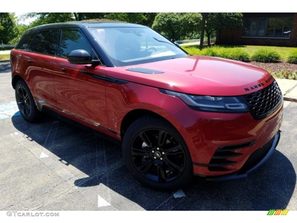 2018 Range Rover Velar R Dynamic SE - Firenze Red Metallic / Dapple Grey/Light Oyster photo #1