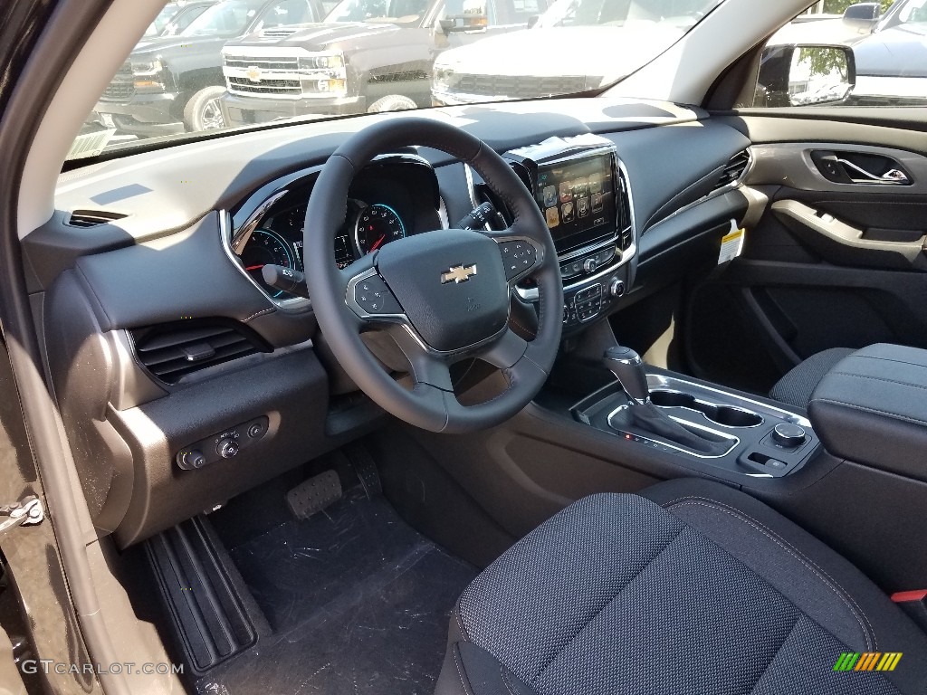 Jet Black Interior 2019 Chevrolet Traverse LT AWD Photo #128174986