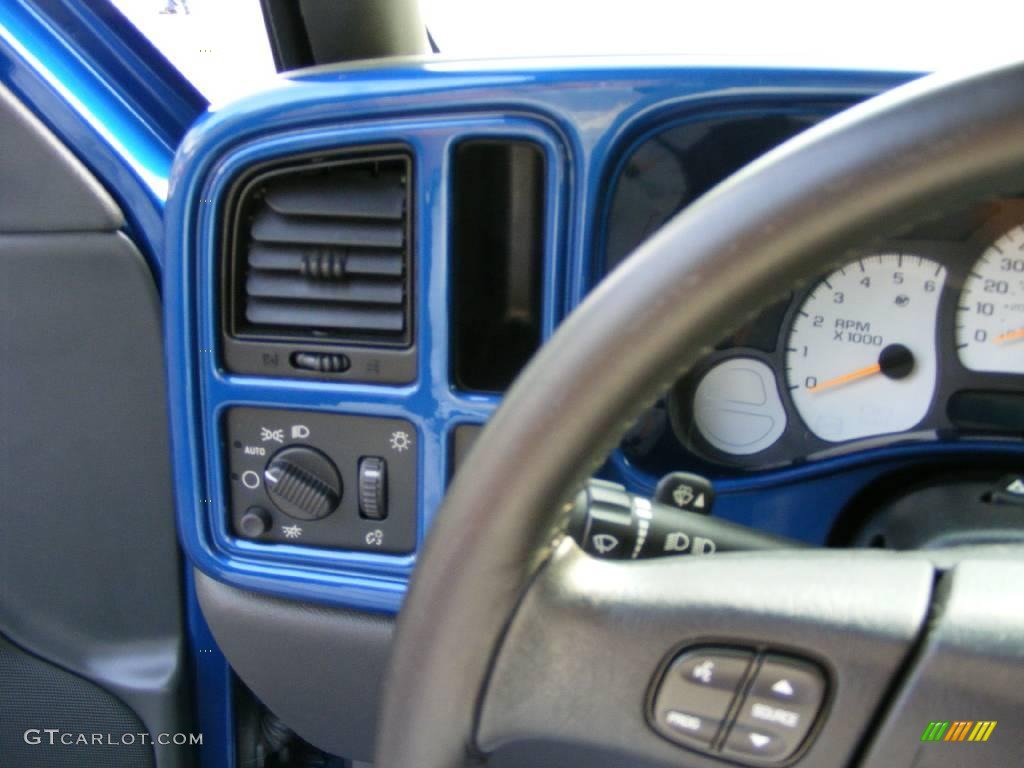 2003 Silverado 1500 LS Regular Cab - Arrival Blue Metallic / Dark Charcoal photo #13