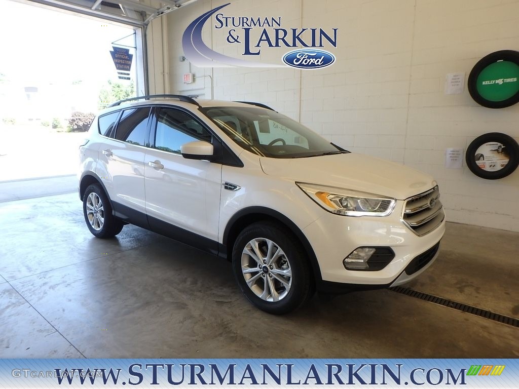 2018 Escape SEL 4WD - White Platinum / Charcoal Black photo #1