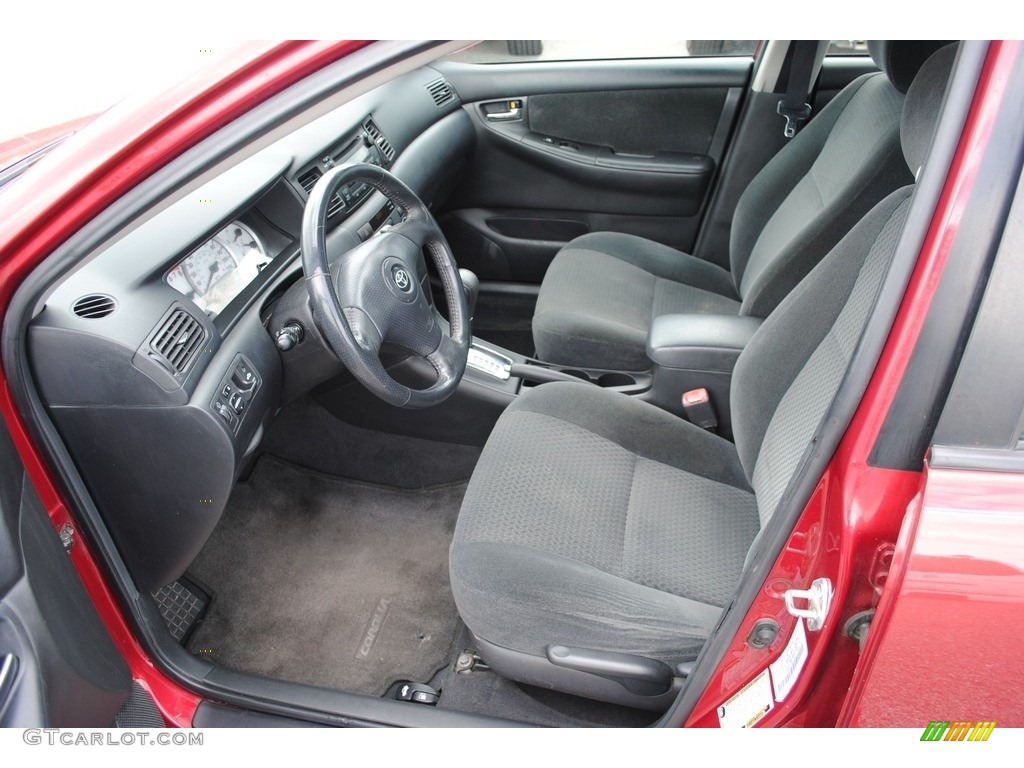 2006 Corolla S - Impulse Red Pearl / Dark Charcoal photo #11