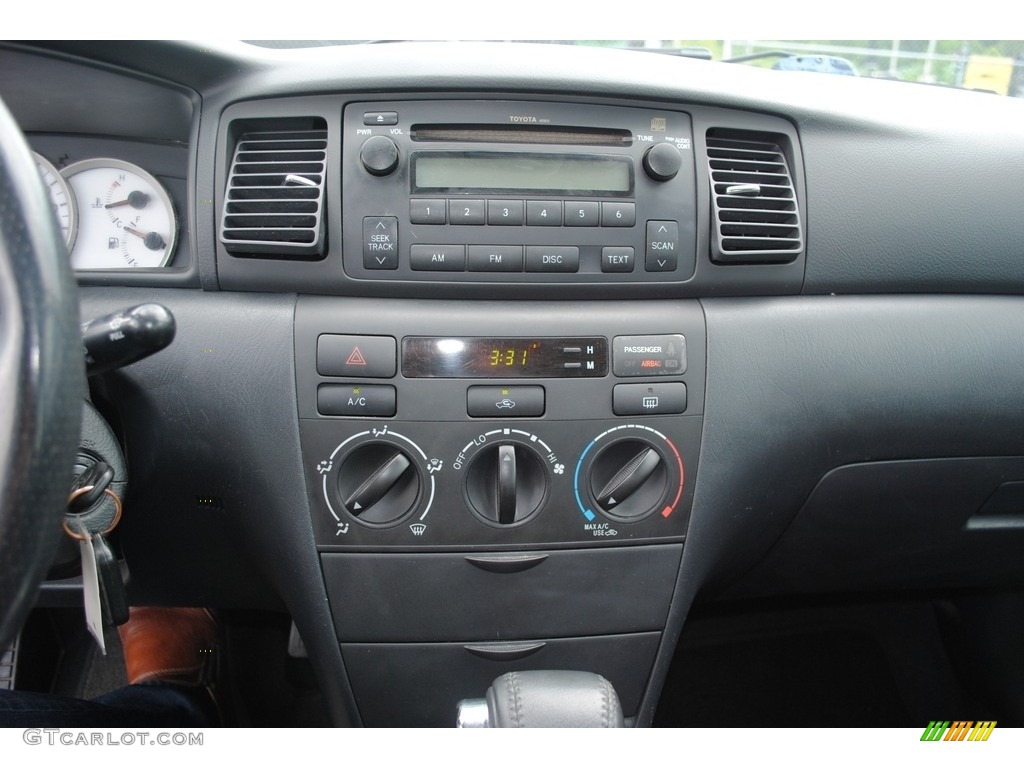 2006 Corolla S - Impulse Red Pearl / Dark Charcoal photo #14