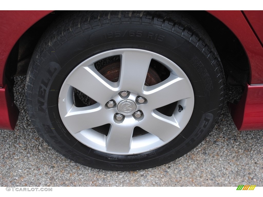 2006 Corolla S - Impulse Red Pearl / Dark Charcoal photo #24