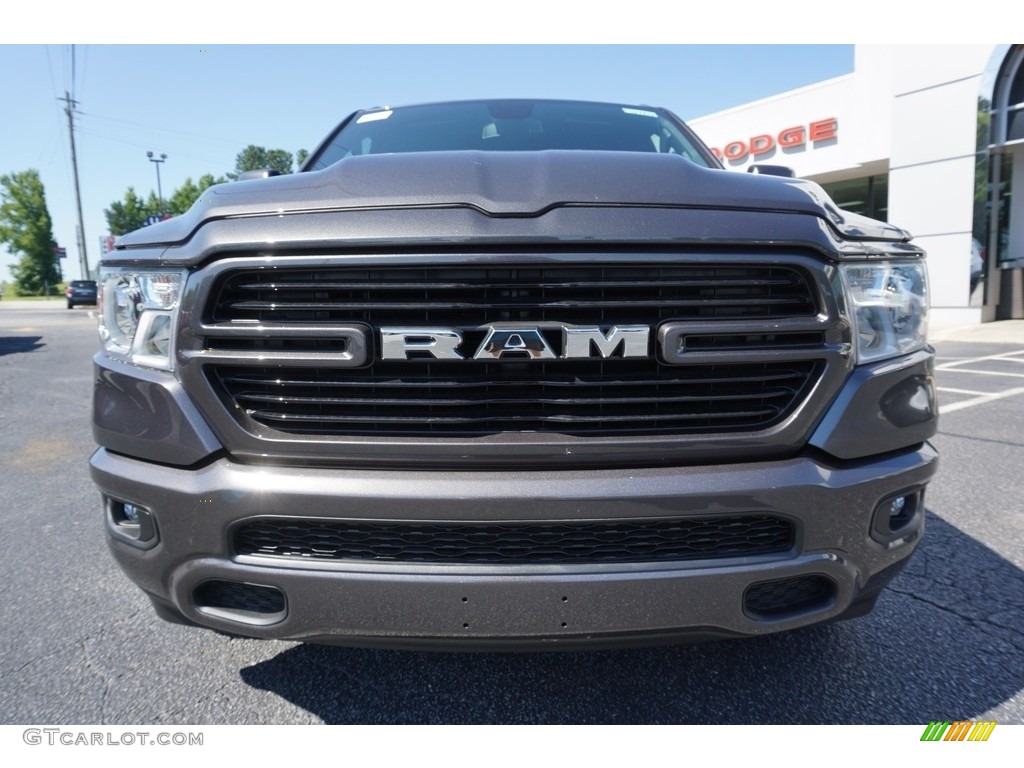 2019 1500 Big Horn Quad Cab - Granite Crystal Metallic / Black photo #2
