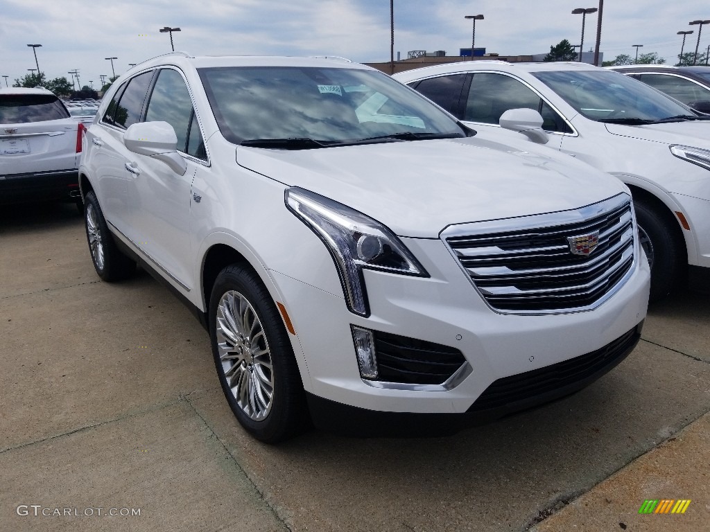 Crystal White Tricoat 2019 Cadillac XT5 Luxury AWD Exterior Photo #128179615