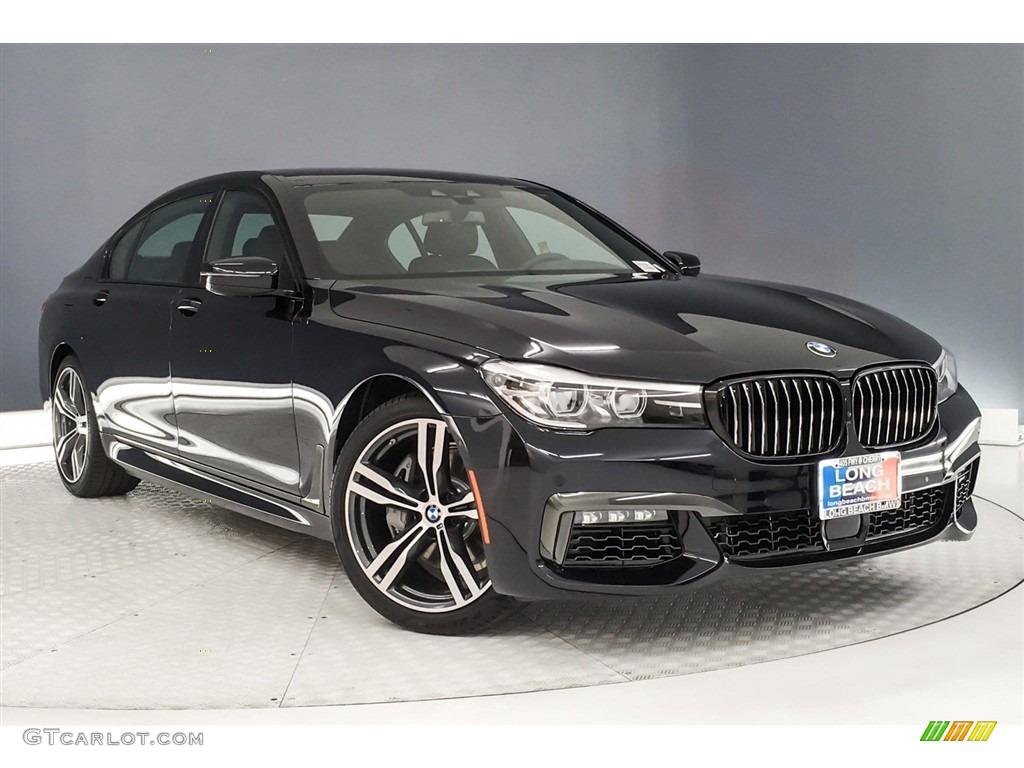 Carbon Black Metallic 2019 BMW 7 Series 740i Sedan Exterior Photo #128180542