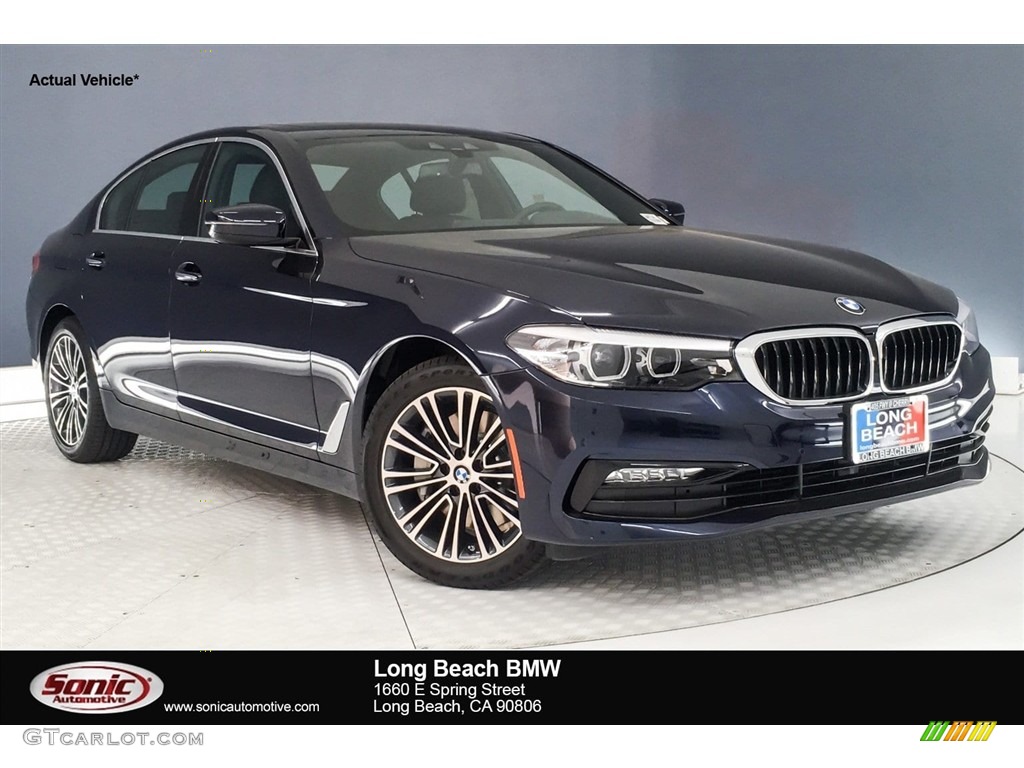 2018 5 Series 530i Sedan - Imperial Blue Metallic / Black photo #1