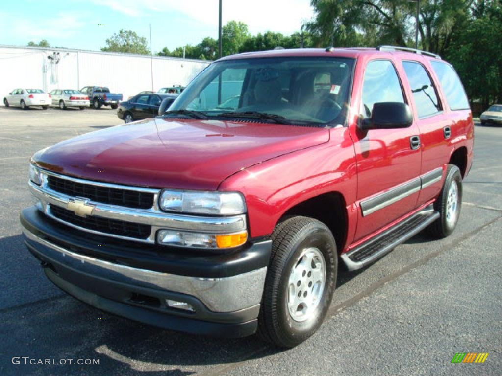 2005 Tahoe LS 4x4 - Sport Red Metallic / Gray/Dark Charcoal photo #2