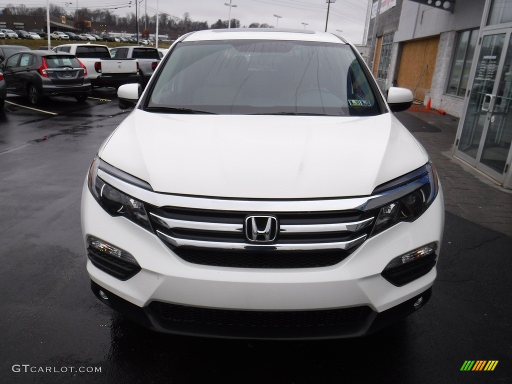 2016 Pilot EX-L AWD - White Diamond Pearl / Beige photo #5