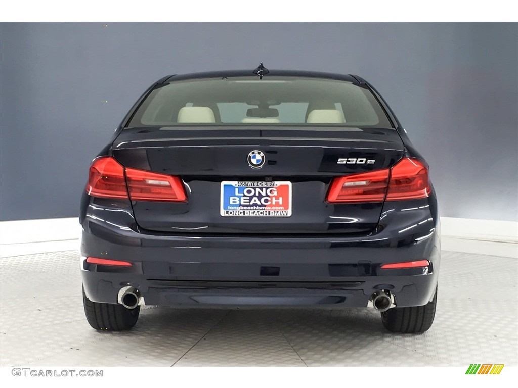 2018 5 Series 530e iPerfomance Sedan - Imperial Blue Metallic / Canberra Beige/Black photo #4