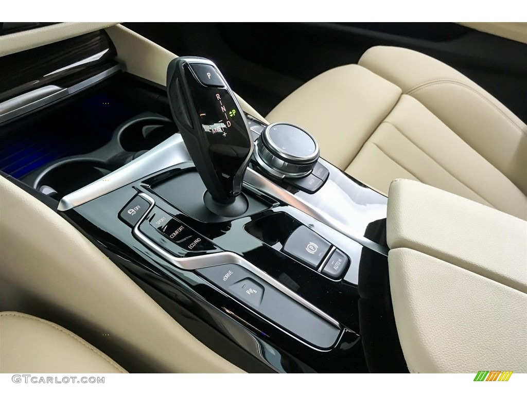 2018 5 Series 530e iPerfomance Sedan - Imperial Blue Metallic / Canberra Beige/Black photo #7