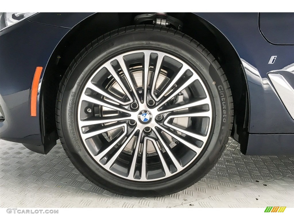 2018 5 Series 530e iPerfomance Sedan - Imperial Blue Metallic / Canberra Beige/Black photo #9