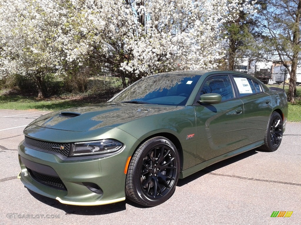 2018 Charger R/T Scat Pack - F8 Green / Black photo #2