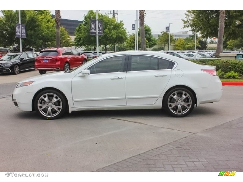 2012 TL 3.7 SH-AWD Advance - Bellanova White Pearl / Parchment photo #4