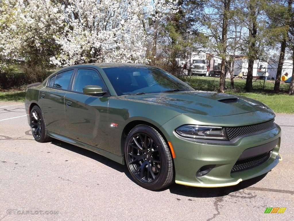 2018 Charger R/T Scat Pack - F8 Green / Black photo #4