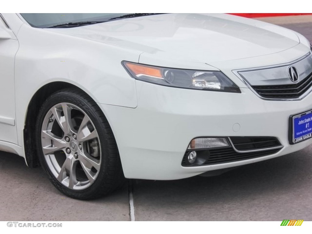 2012 TL 3.7 SH-AWD Advance - Bellanova White Pearl / Parchment photo #10