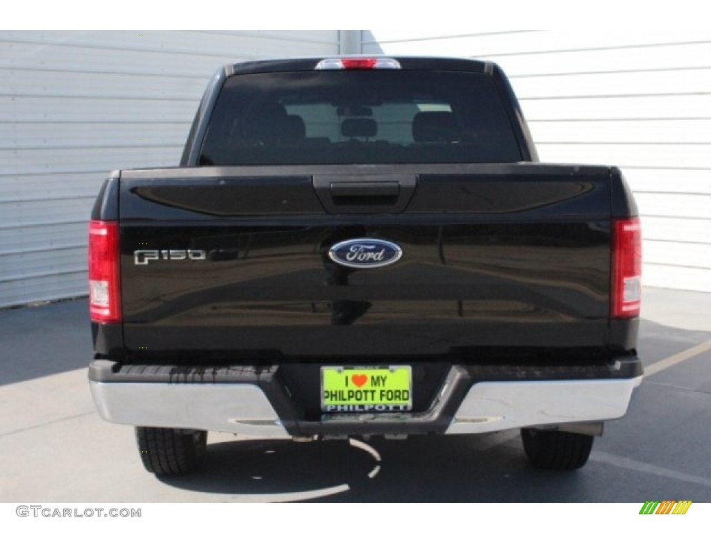 2017 F150 XLT SuperCrew - Shadow Black / Black photo #10